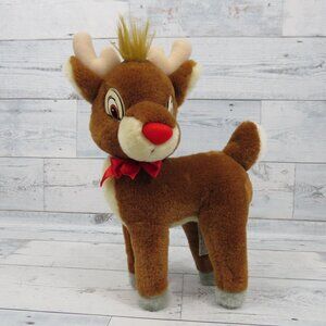 Vintage Applause Rudolph the Red Nosed Reindeer 11" Plush Stuffed Animal